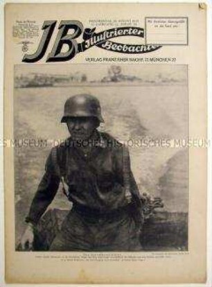 Wochenzeitschrift der NSDAP "Illustrierter Beobachter" u.a. zum Kriegsgeschehen am Don