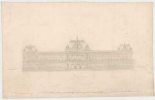 Thiersch, Friedrich von; Leipzig (Sachsen); Reichsgericht - Hauptfassade (Ansicht)