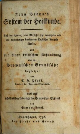 System der Heilkunde