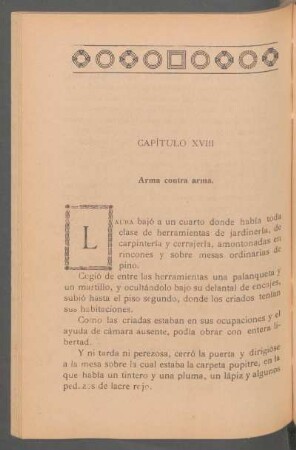 Capítulo XVIII - Arma contra arma.