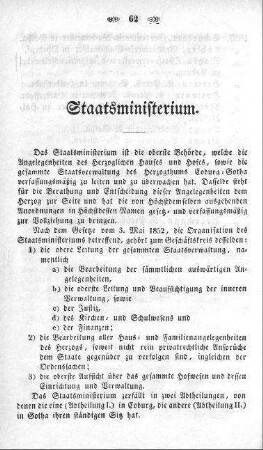 Staatsministerium