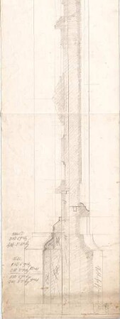 Voit, August von; München; Glaspalast - Tür (Schnitt)