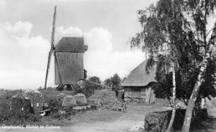 Greifswald-Eldena. Bockmühle, Ansichtskarte