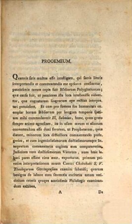 Chabakuki Vaticinium Commentario Critico Atque Exegetico Illustratum : Specimen Novae Versionis Omnium Prophetarum Minorum