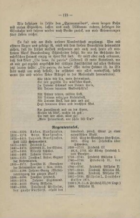 Regententafel