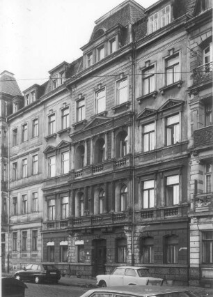 Dresden-Neustadt, Bischofsweg 60. Wohnhaus (1882-1883). Straßenansicht