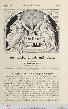 Nr. 8 (August 1899)