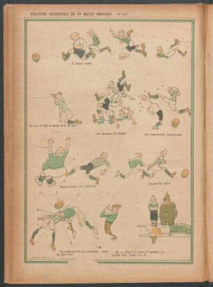 Pequeñas incidencias de un match amistoso - [Dibujo] por Soldati