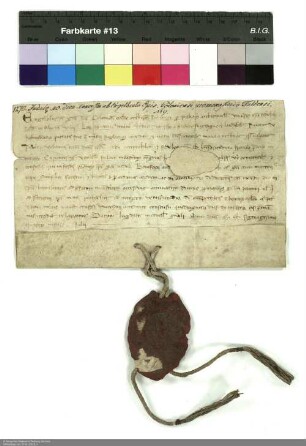 Indulgenzbrief Engelberts [II. von Falkenburg], Erzbischof von Köln, für das Stift Fulda