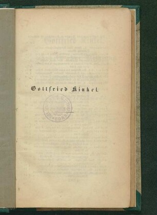 2: Gottfried Kinkel : Wahrheit ohne Dichtung ; biographisches Skizzenbuch