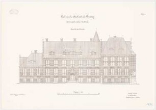 Elektrotechnisches Institut der Technischen Hochschule Danzig: Ostansicht 1:100
