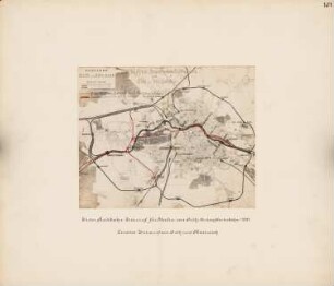 Stadtbahnprojekt I (Unterpflasterbahn), Berlin: Lageplan