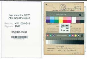 Entnazifizierung Hugo Brugger , geb. 14.09.1908 (Schneider)
