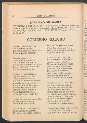 Gobierno gaucho