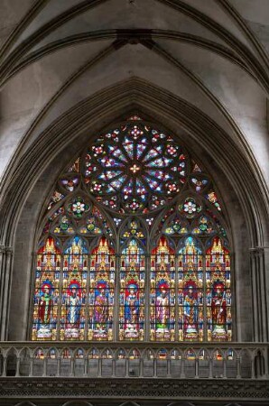 Frankreich. Basse Normandie. Calvados. Bayeux. Kathedrale Notre Dame. 1077 geweiht. Innen