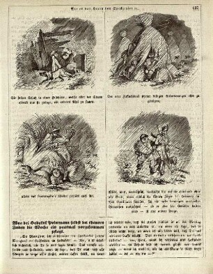 "Wie es dem Herrn von Speckmaier mit dem Jäger Magerhuber eines schönen Tages auf der Hühnerjagd ergangen ist"