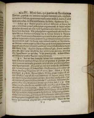 IV. Mixti sunt, qui partim ex Revelatione Divina, partim ex lumine naturæ innotescunt [...]