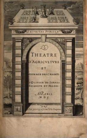 Le théatre d'agriculture
