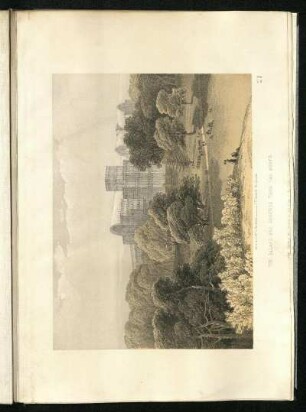 View of the palace and grounds from the north