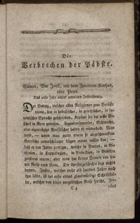 Die Verbrechen der Päbste.
