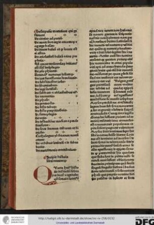 Incipit historis libri Numerorum.