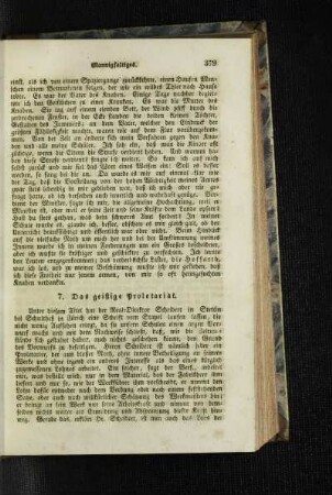 ¬Das¬ geistige Proletariat