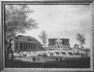Heiligendamm : Heiligendamm. Kurhaus, Gemälde. 1. Viertel 19. Jh.