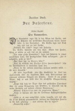 Erstes Kapitel.Der Kammerherr