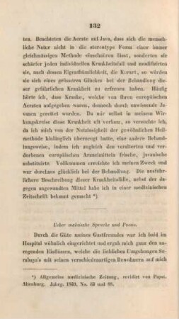 Ueber malaische Sprache und Poesie