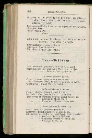 Unter=Behörden.