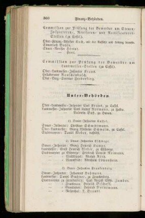 Unter=Behörden.