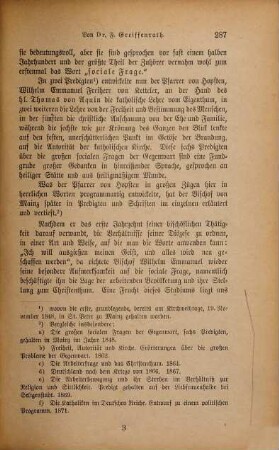 Bischof Wilhelm Emmanuel Freiherr von Ketteler und die deutsche Socialreform