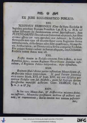 Ex Jure Ecclesiastico Publico.