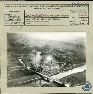 Luisenthal, Brücke mit elektrischer Zentrale