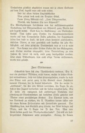 Zwei Mörderinnen