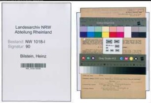 Entnazifizierung Heinz Bilstein , geb. 08.02.1911 ()