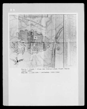 Turin, Plan der königlichen Stadt