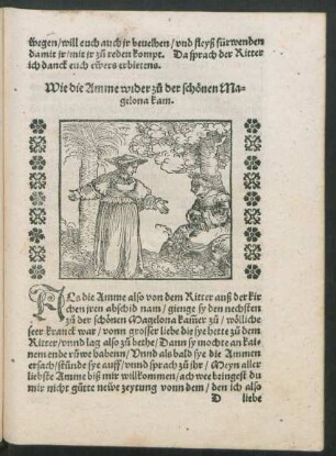 Wie die Amme wider zu der schönen Magelona kam.