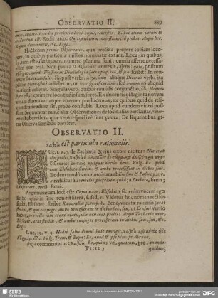 Observatio II. kathoti est particula rationalis