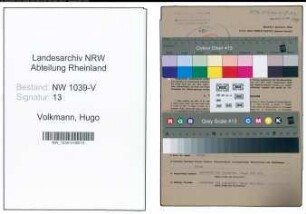 Entnazifizierung Hugo Volkmann , geb. 30.11.1902 (Polizist)