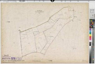 Walstedde (Drensteinfurt), Flurbereinigung Walstedde, Bl. 9 Zuteilungskarte Walstedde Flur 27, Altahlen Flur 19 u. 21