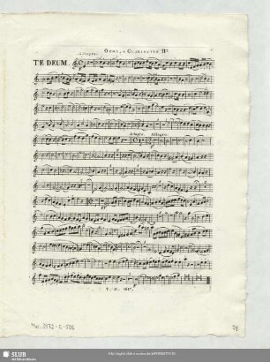 Oboe, o Clarinetto II.o