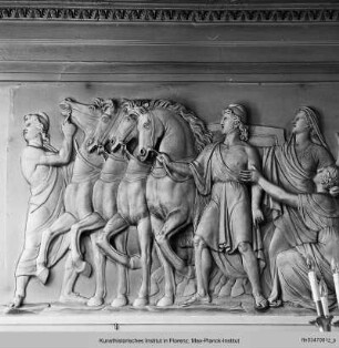 Stuckfries : Triumphzug der Judith