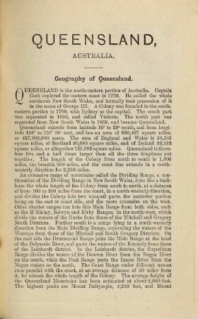 Handbook for Queensland, Australia : By authority of the Agent-General for the Government of Queensland