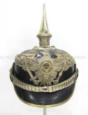 Helm für Offiziere, 1. Garde-Regiment zu Fuß, II. und III. Bataillon