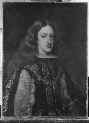 Brustbildnis König Karls II. von Spanien (1661-1700)