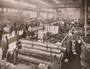 Spinnmaschine, Messehalle der Maschinenbauanstalten, Leipzig