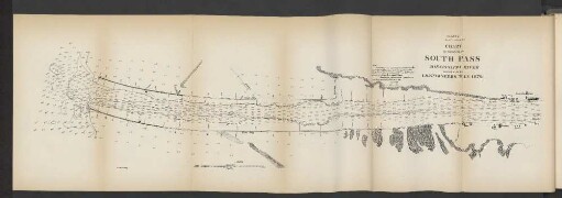 Plate F. See text page 211. Chart of the mouth of South Pass Mississippi River