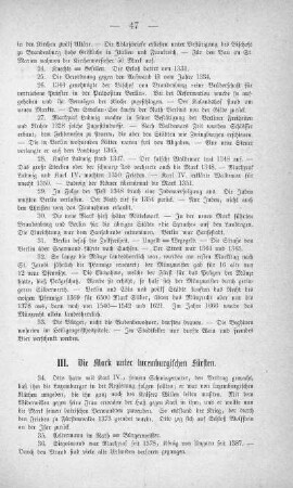 III. Die Mark unter luxemburgischen Fürsten