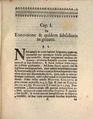 Diss. inaug. iur. de executione subsidiaria